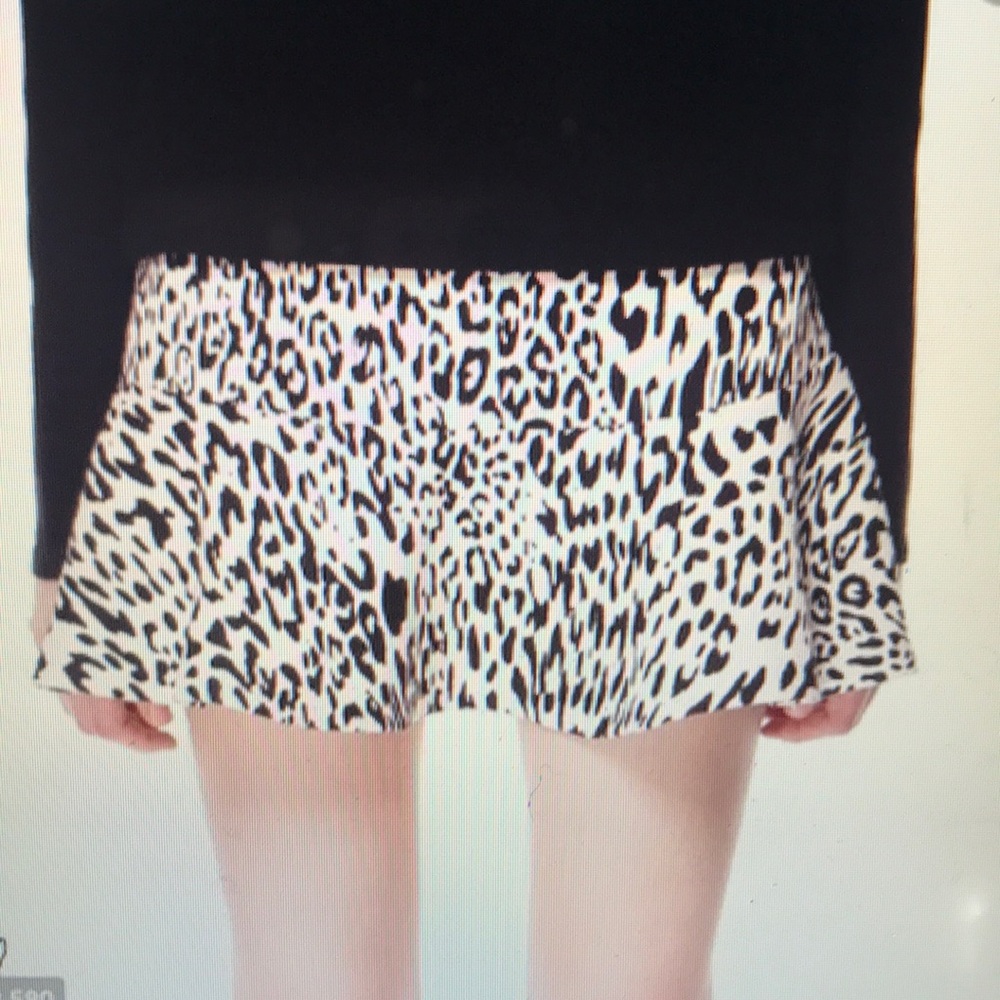 “ZARA”  NWT Animal Print Mini Skirt .